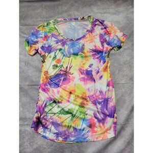 Reel Legends Athletic Tee Shirt Womens Medium Multicolor Reel Tec Performance